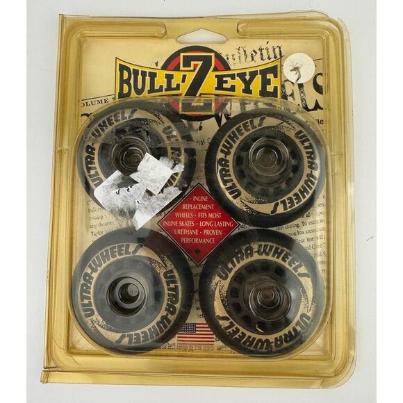 BULLZEYE Inline Replacement Wheels 72mm/80a Set of 4 Performance Skate Wheels - Picture 1 of 7